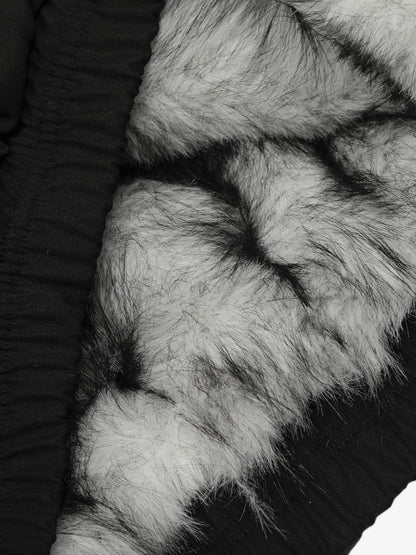 Stylish Winter Bomber Jacket with Faux Fur Collar - Perfect for Cold Weather 
