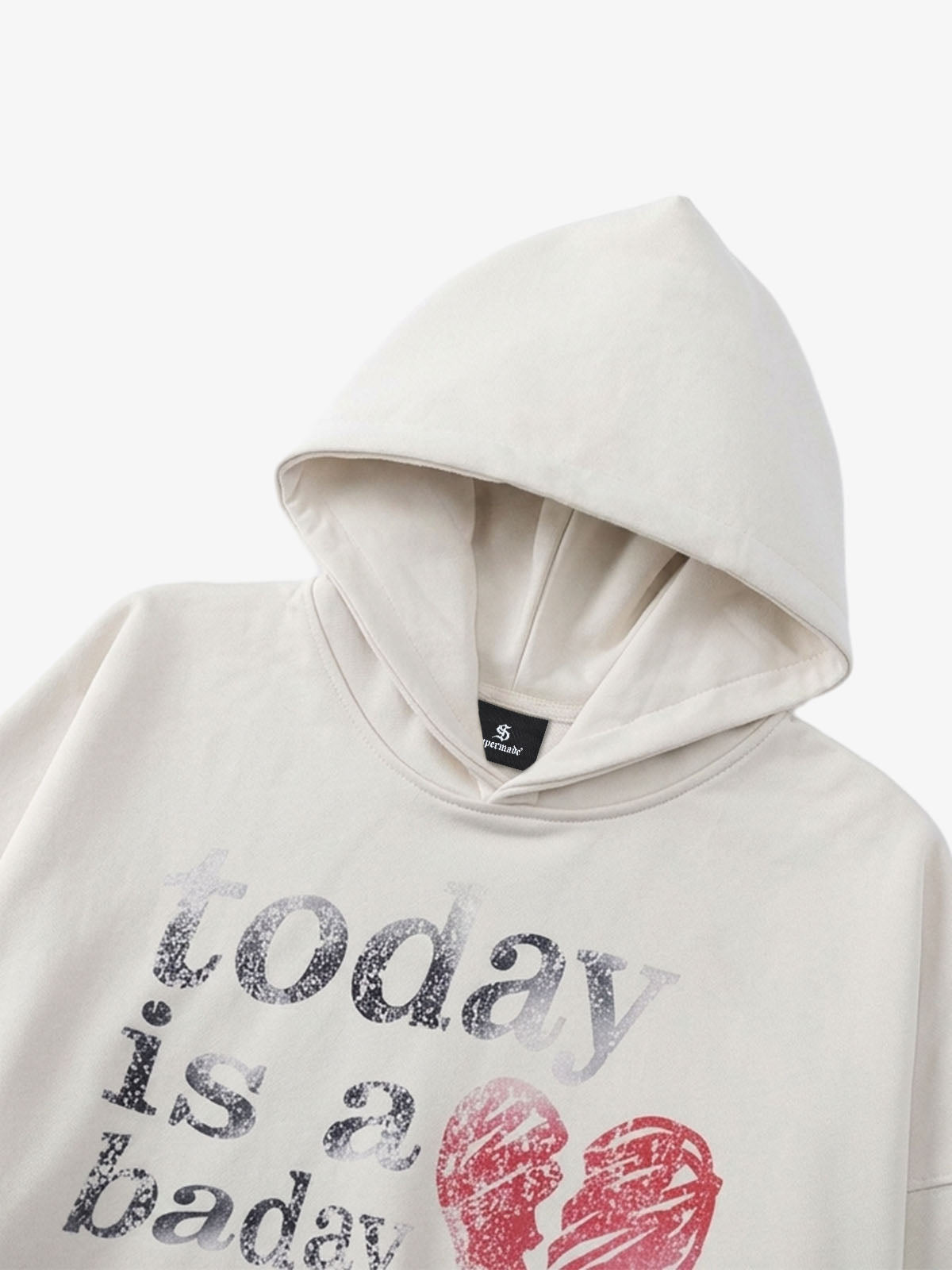 Heart Letter Graphic Hoodie