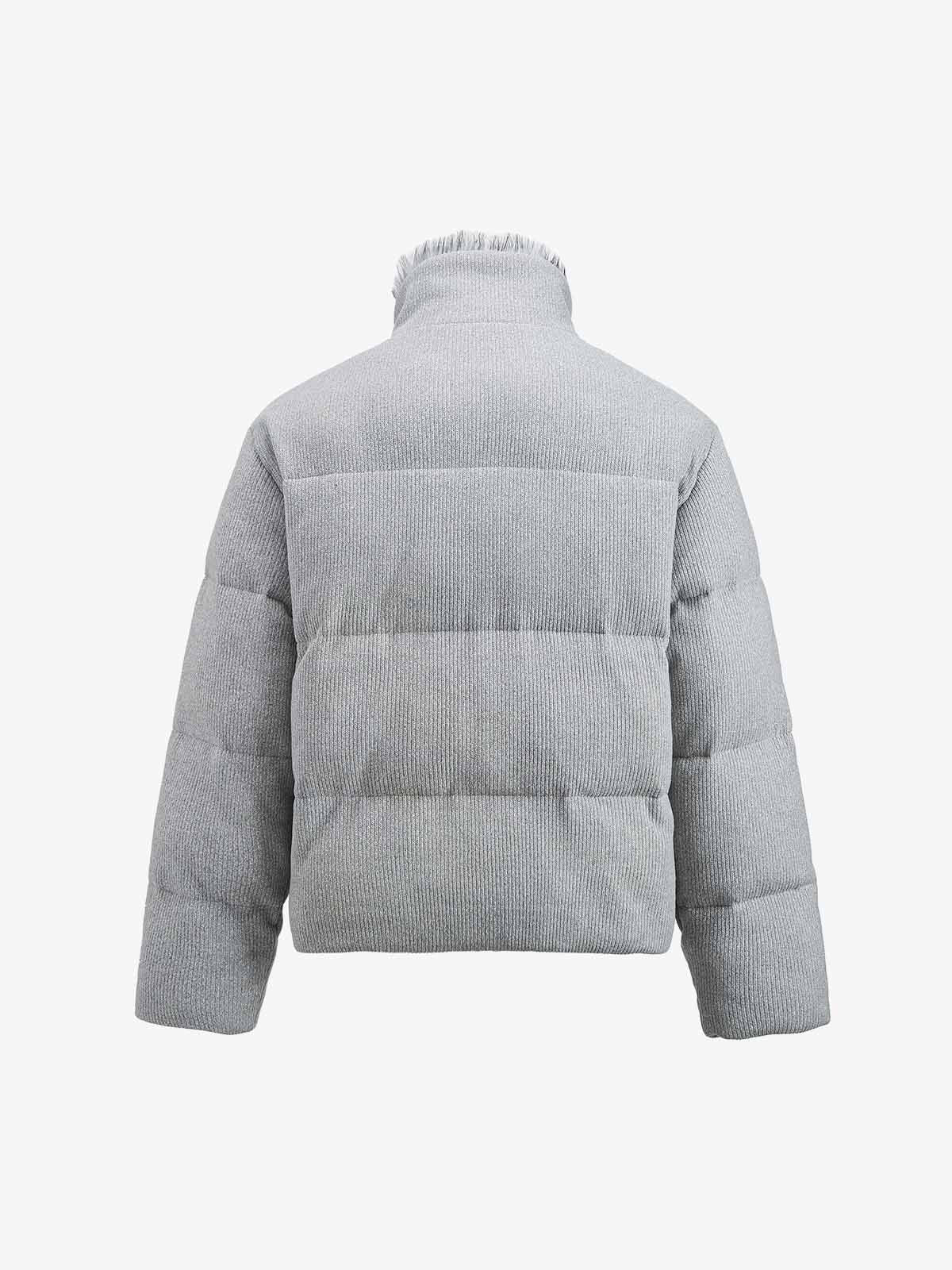 Union Jack Heart Graphic Padded Coat
