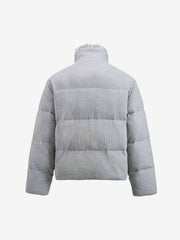 Union Jack Heart Graphic Padded Coat