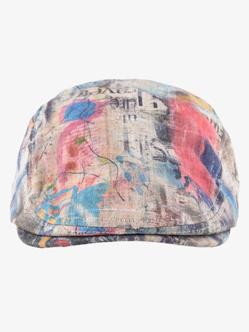 Graffiti Tie-Dye Beret