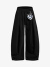 Detachable Accessory Printed Casual Sweatpants
