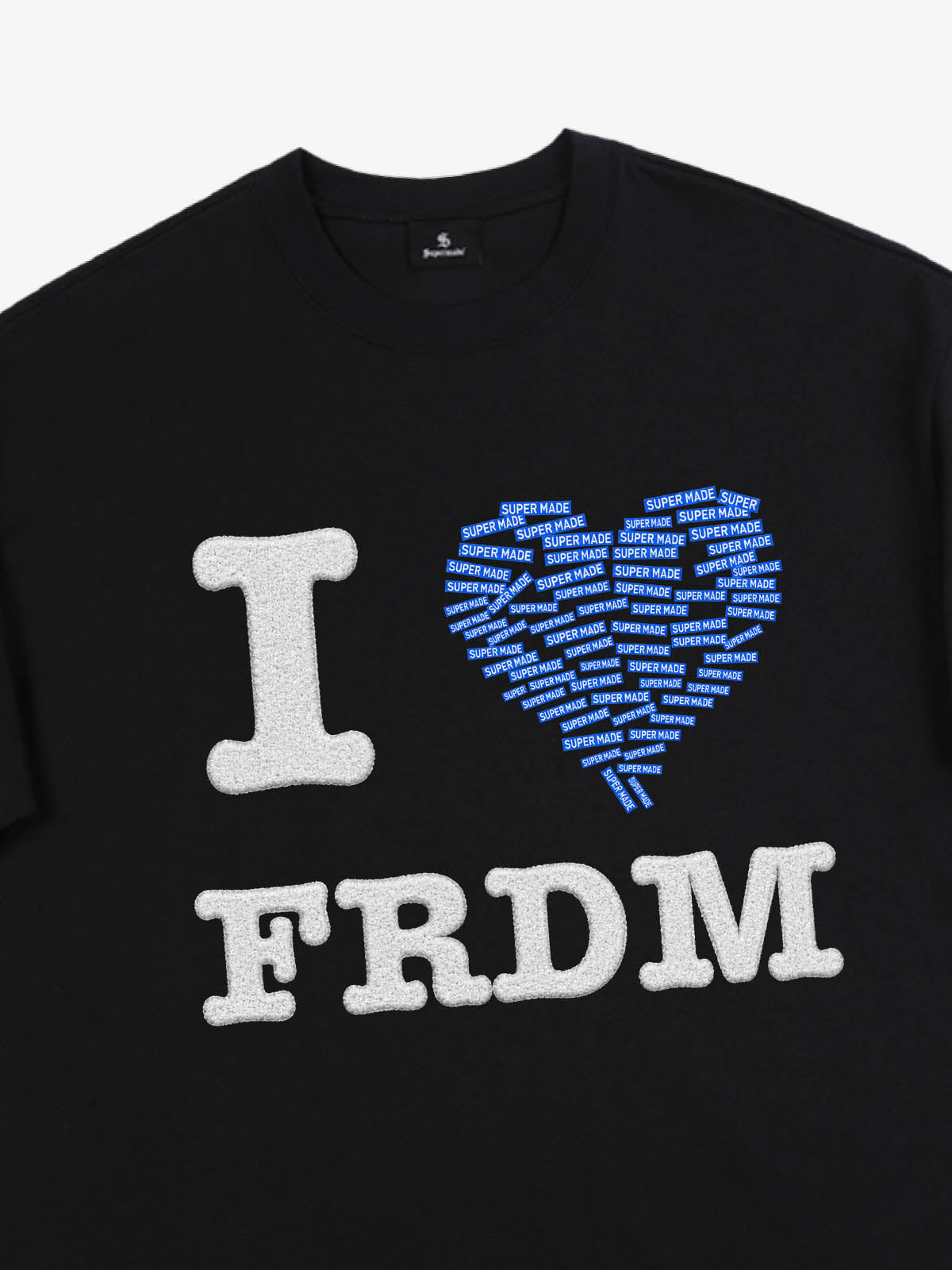 Embroidered Heart Graphic Tee
