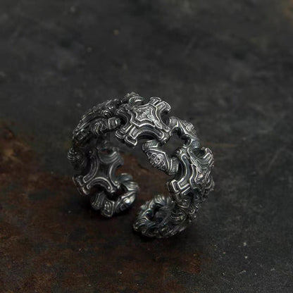 Vintage Cross Band Ring 