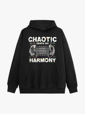 Chaotic Harmony Denpa Kei Cotton Hoodie 