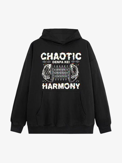 Chaotic Harmony Denpa Kei Cotton Hoodie 