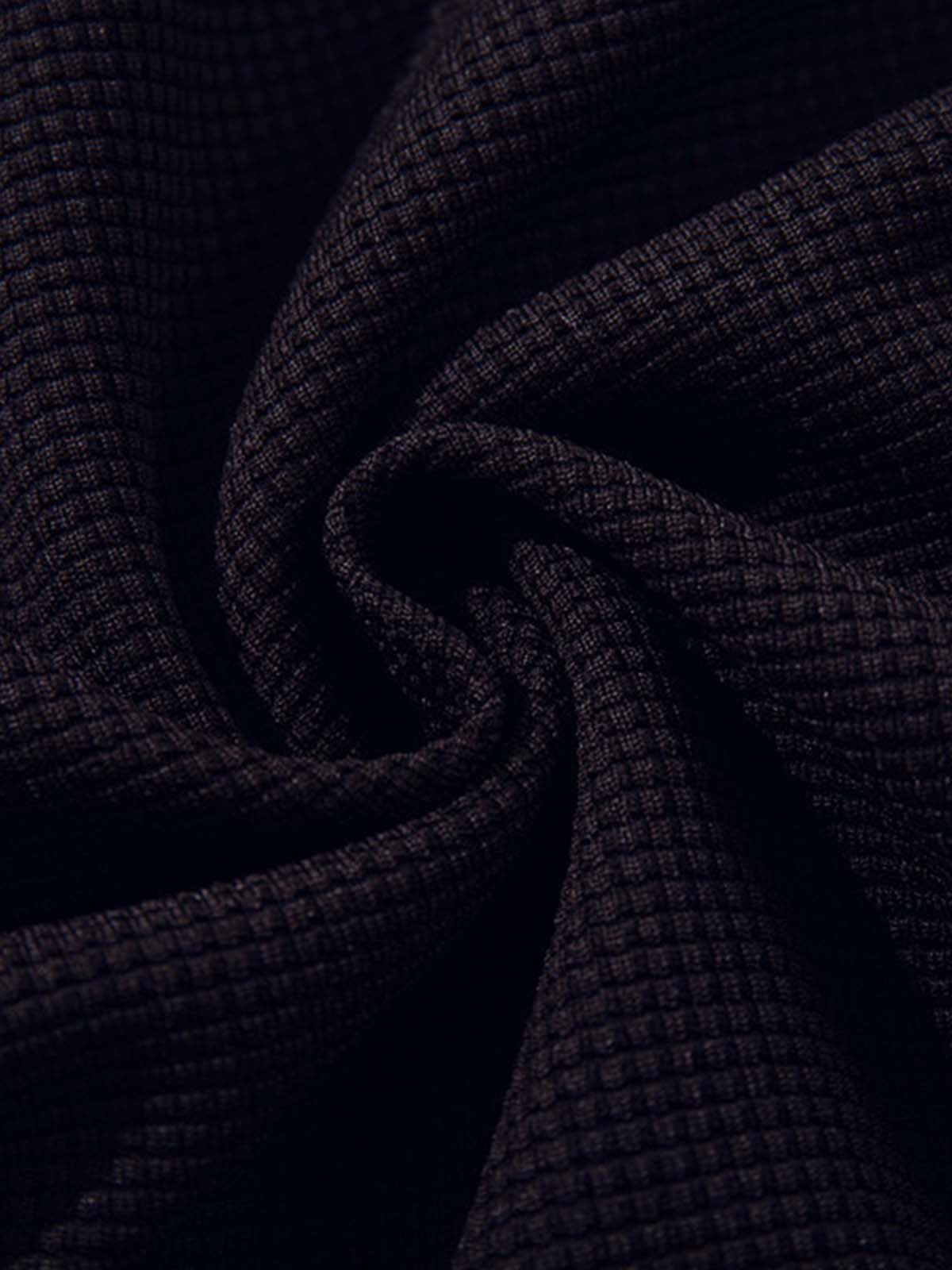 Cotton Blend Gothic Print Polo Shirt with Embroidered Quote and Leather Collar 