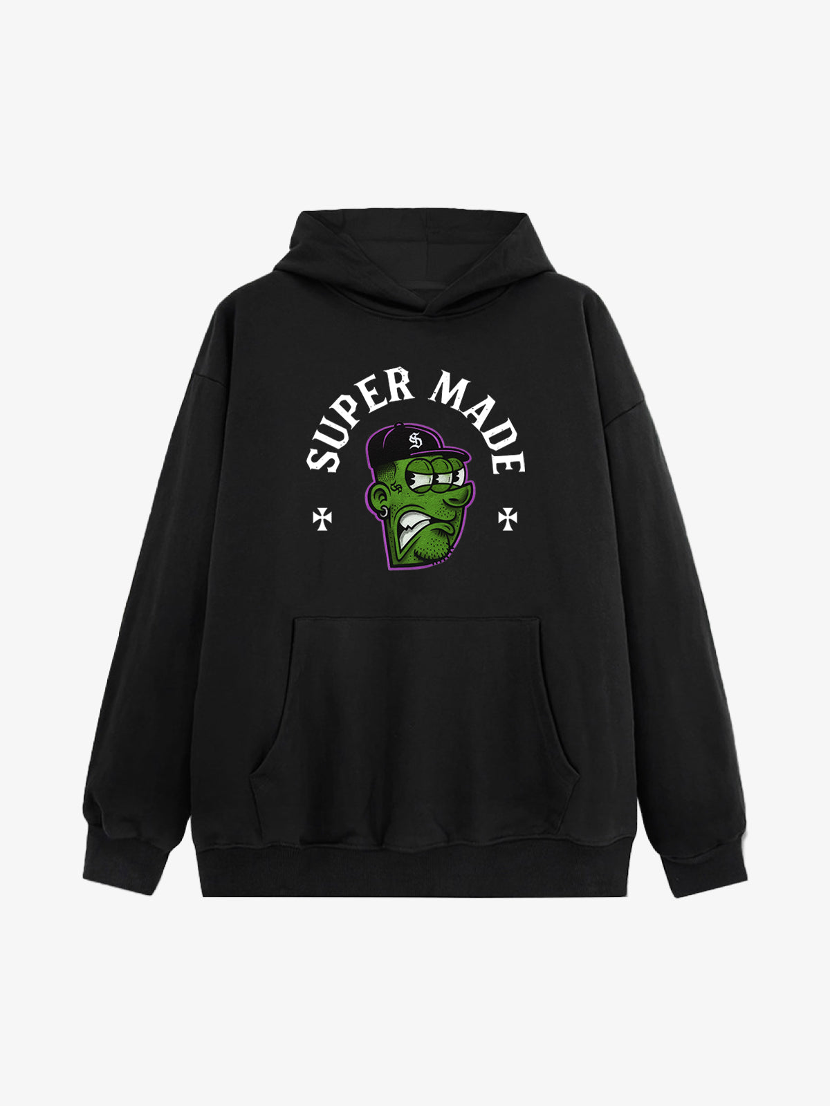 Original Monster Design Graphic Hoodie 