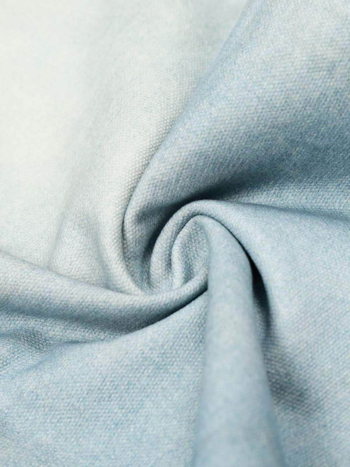 High-Waisted Wide-Leg Denim Pants with Asymmetrical Wrap Design 