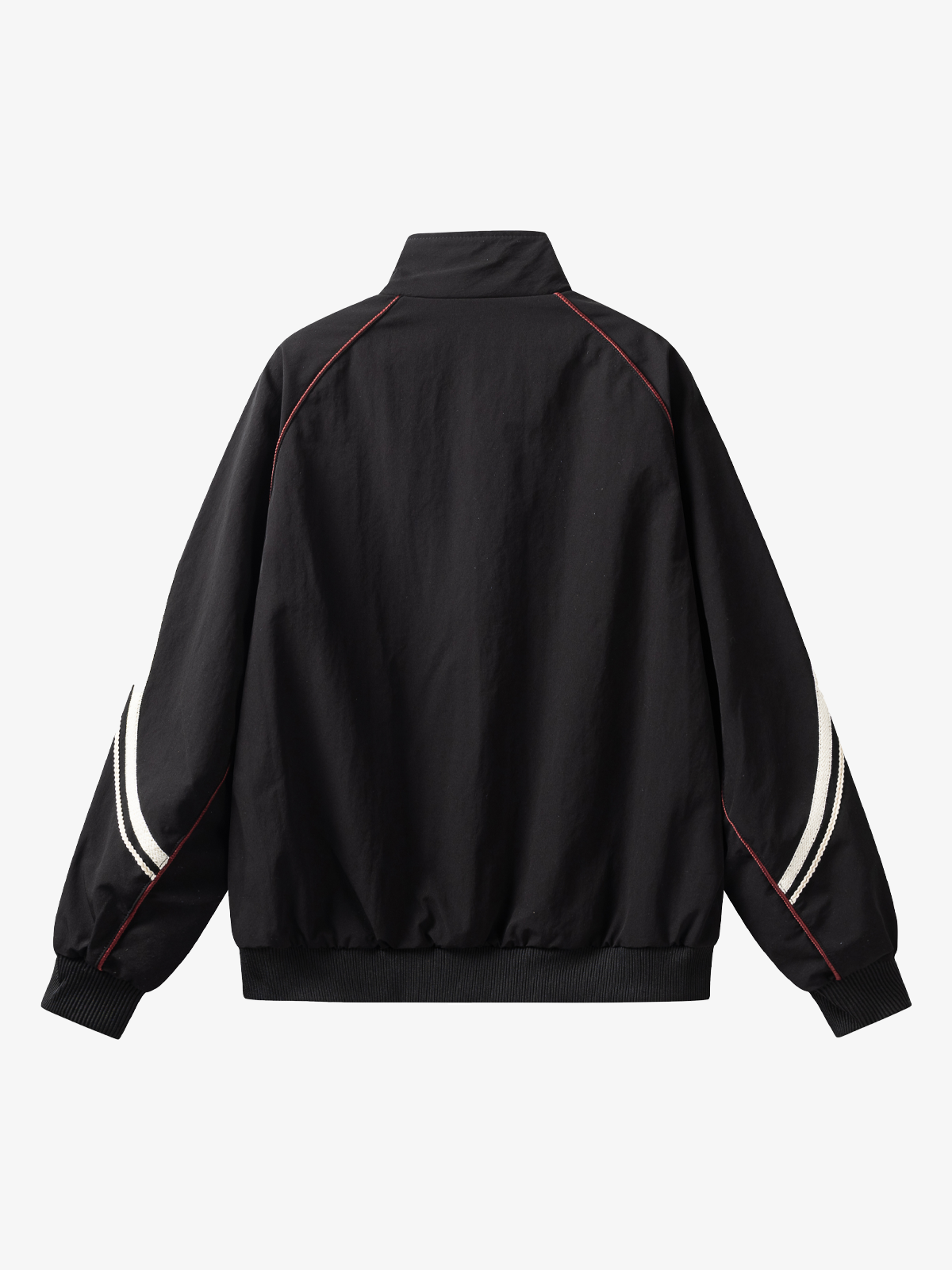 Contrast Stripe Embroidered Track Jacket