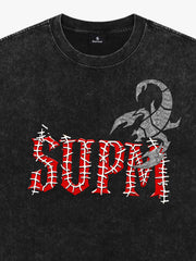 Washed Scorpion Graphic T-Shirt 