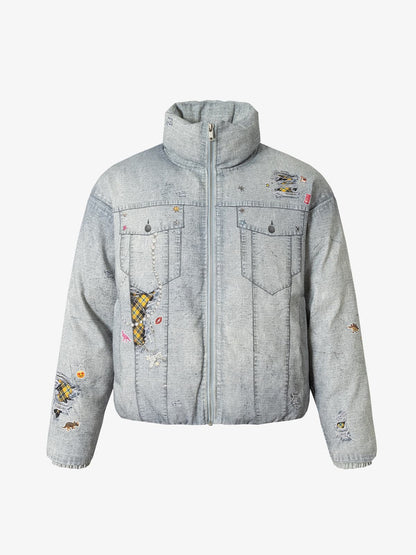 Winter-Ready Corduroy Jacket with Faux Fur Trim for Men 