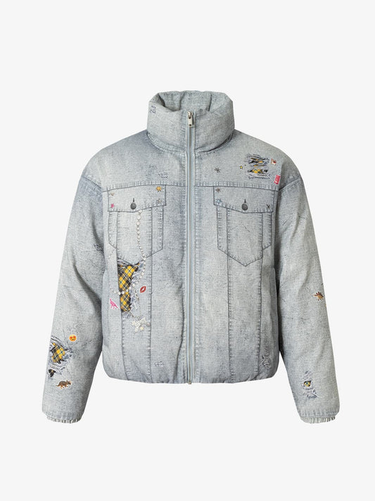 Winter-Ready Corduroy Jacket with Faux Fur Trim for Men 