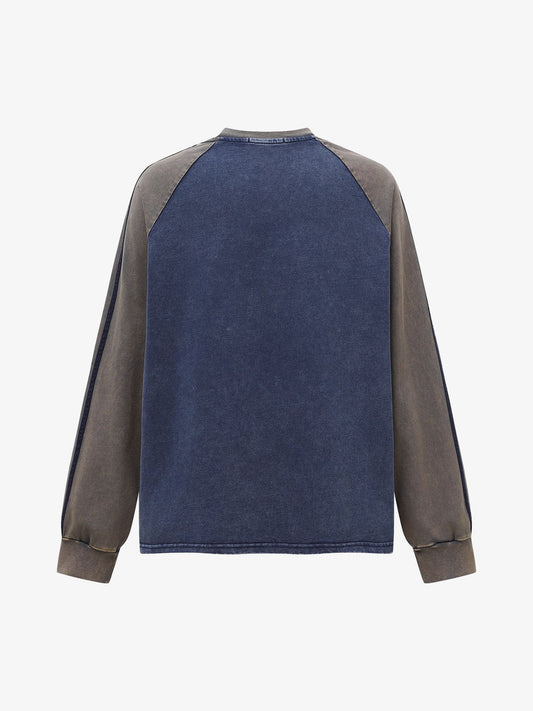 Retro-Inspired Long Sleeve Graphic Tee for Casual Wear 
