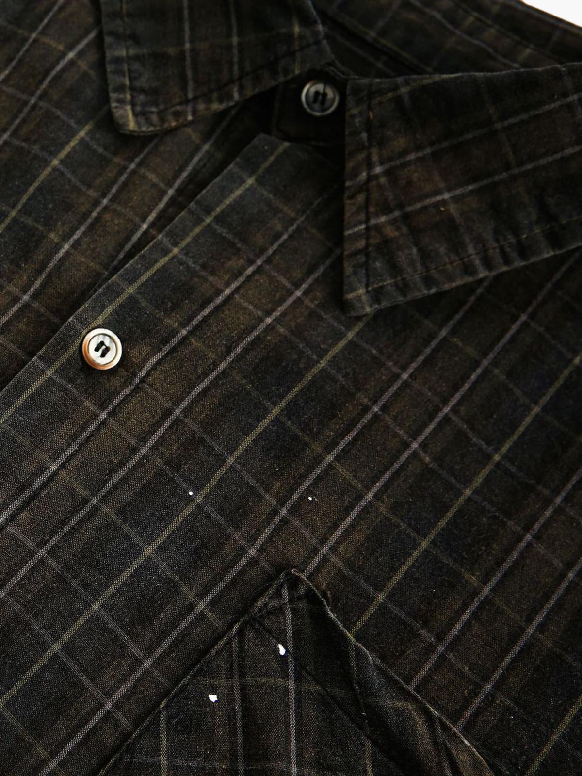 Retro Cleanfit Plaid Shirt 
