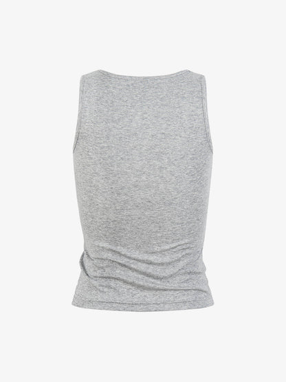 Thesupermade Button Detail Slim Tank Top