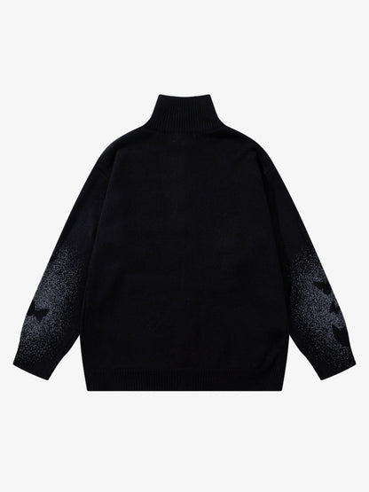 Cozy Pink Patterned Sweater for Women - Perfect for Casual and Festive Occasions 