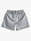 Paisley Print Athletic Sports Shorts