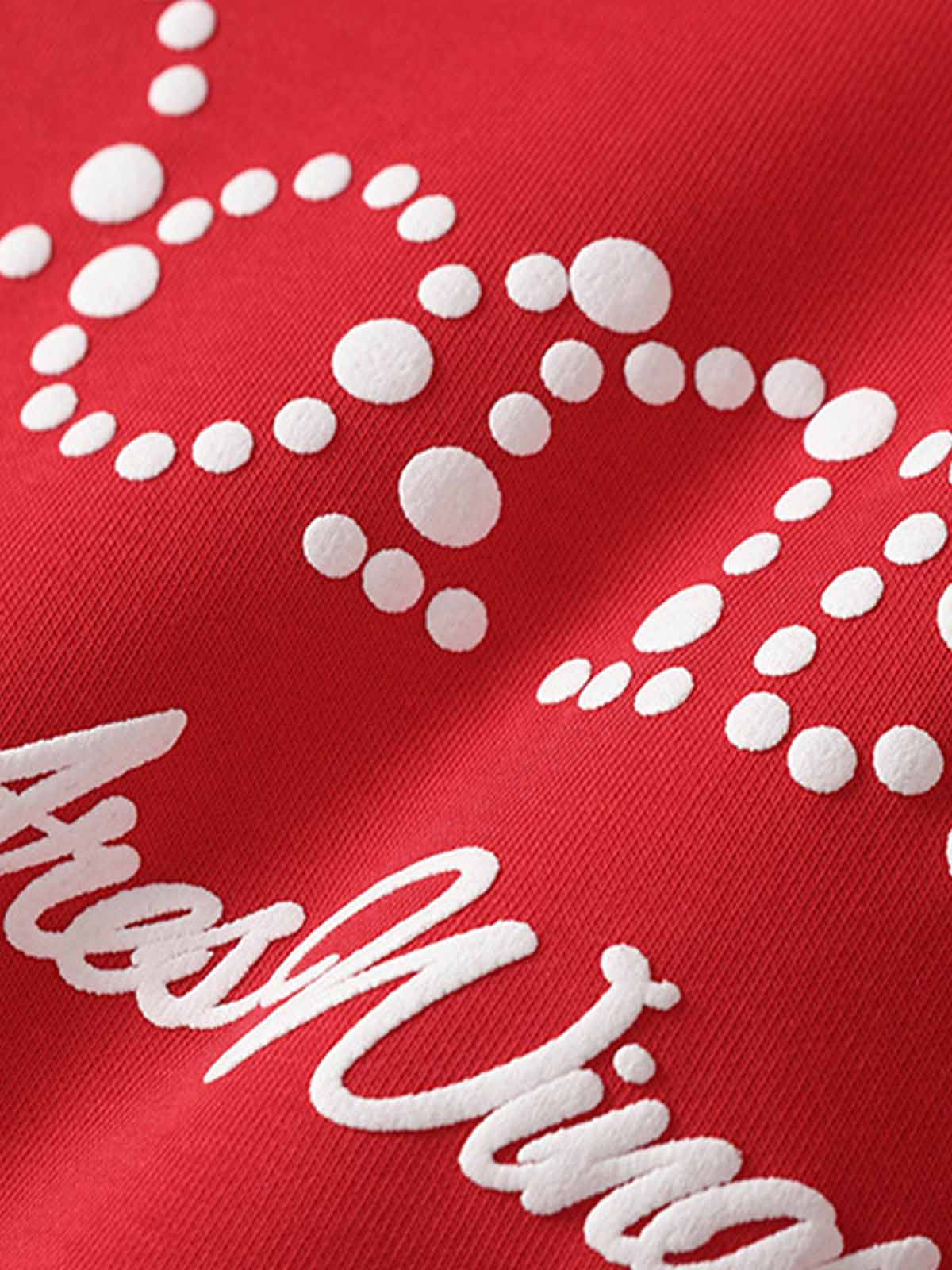 Street Hip-Hop Foam Print Hoodie 