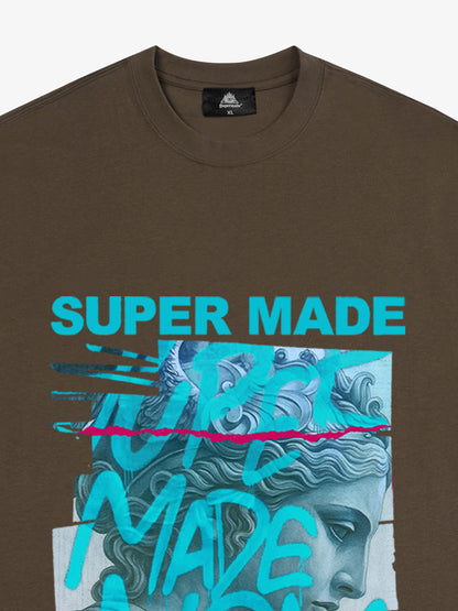 SUPERMADE Art graffiti pattern T-shirt 