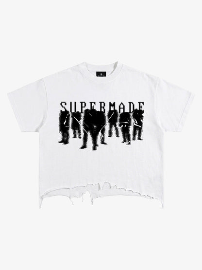 Graphic Distressed Tee