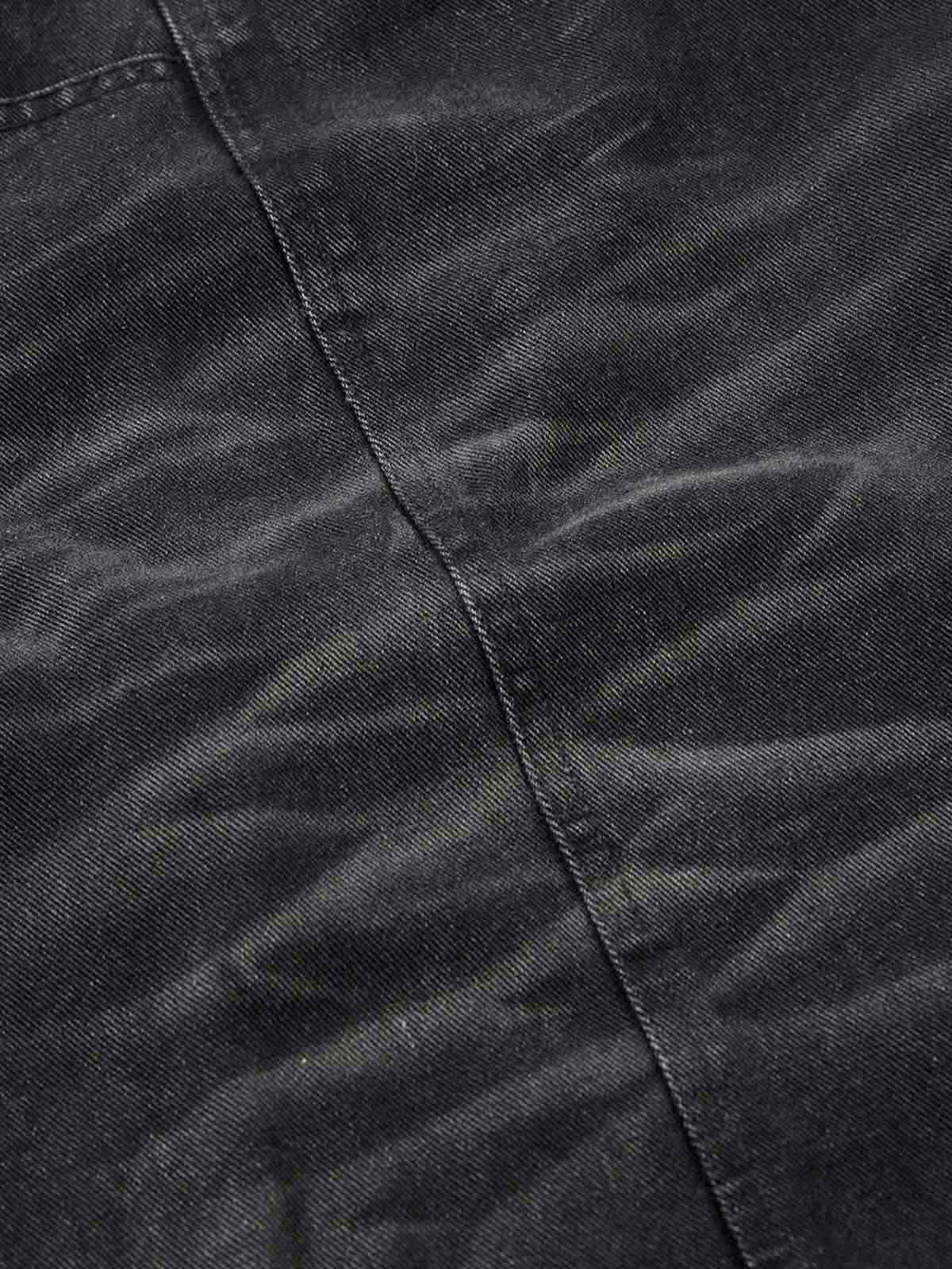 Washed Distressed Multi-Pocket Cargo Jeans 