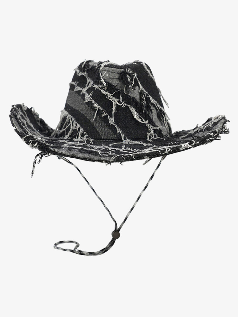 Distressed Patchwork Cowboy Hat 