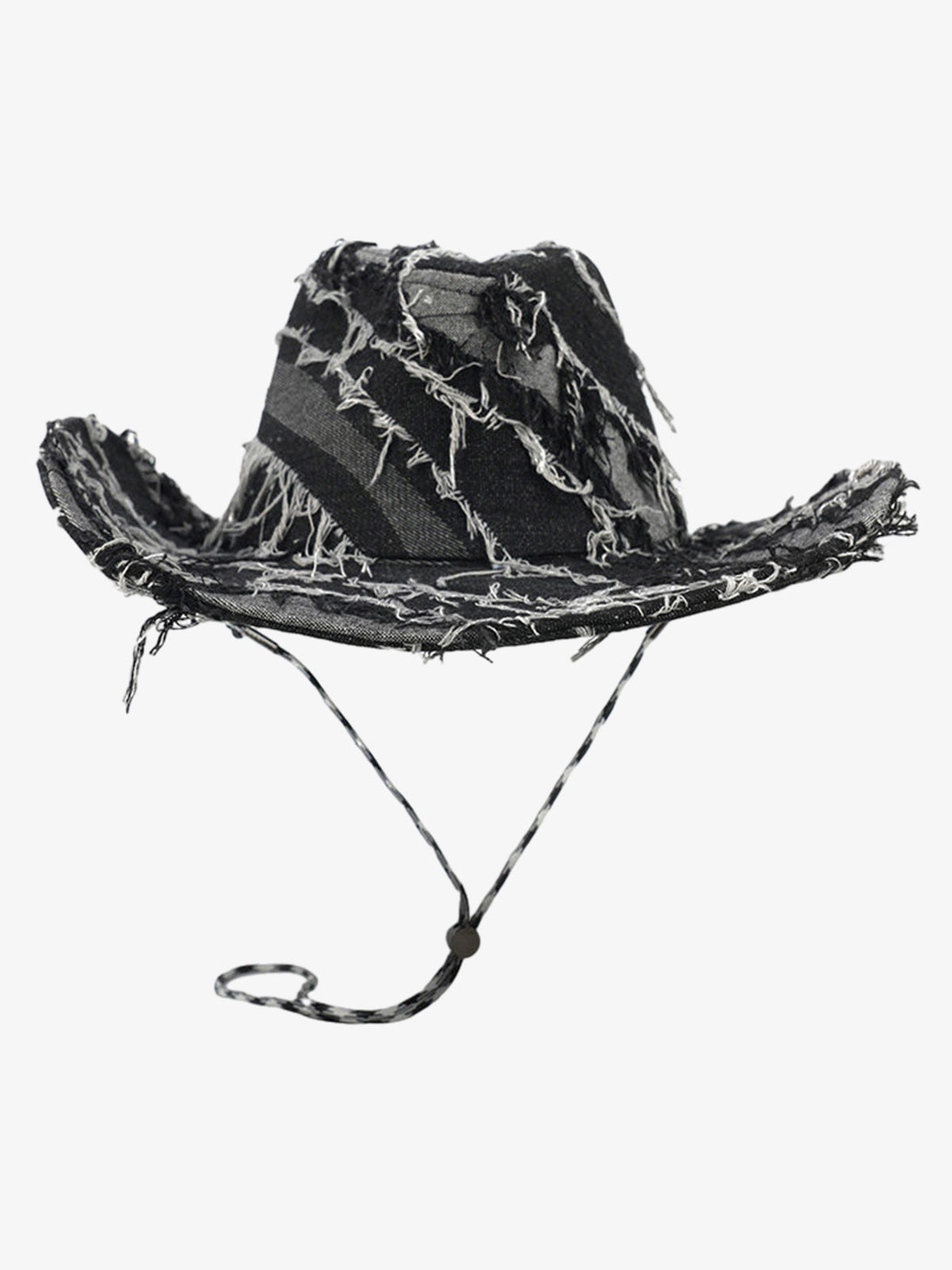 Distressed Patchwork Cowboy Hat 