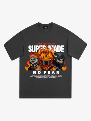 Motorcycle racing graphic T-shirt 