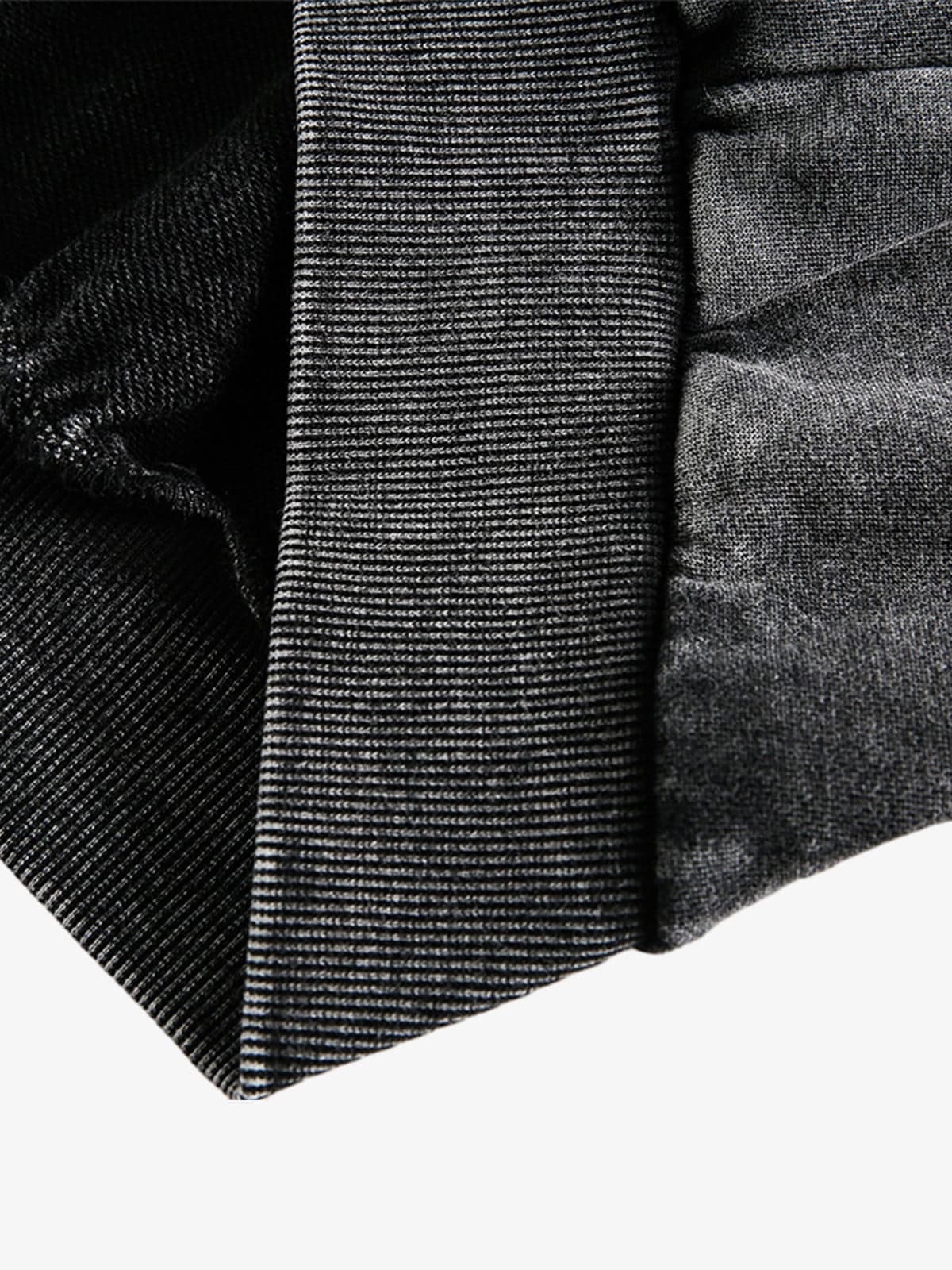 Retro Distressed Fun Text Print Zip-Up Hoodie 