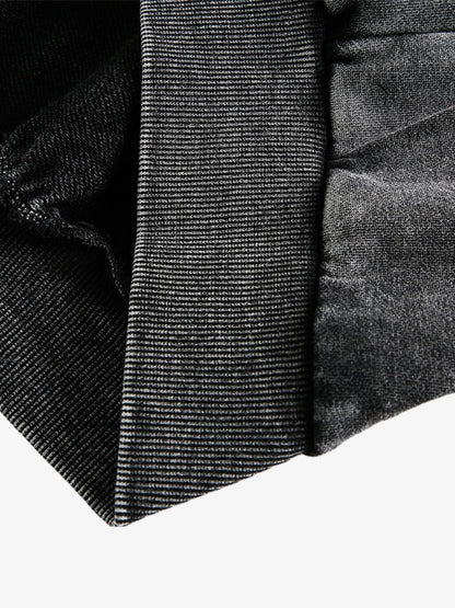 Retro Distressed Fun Text Print Zip-Up Hoodie 