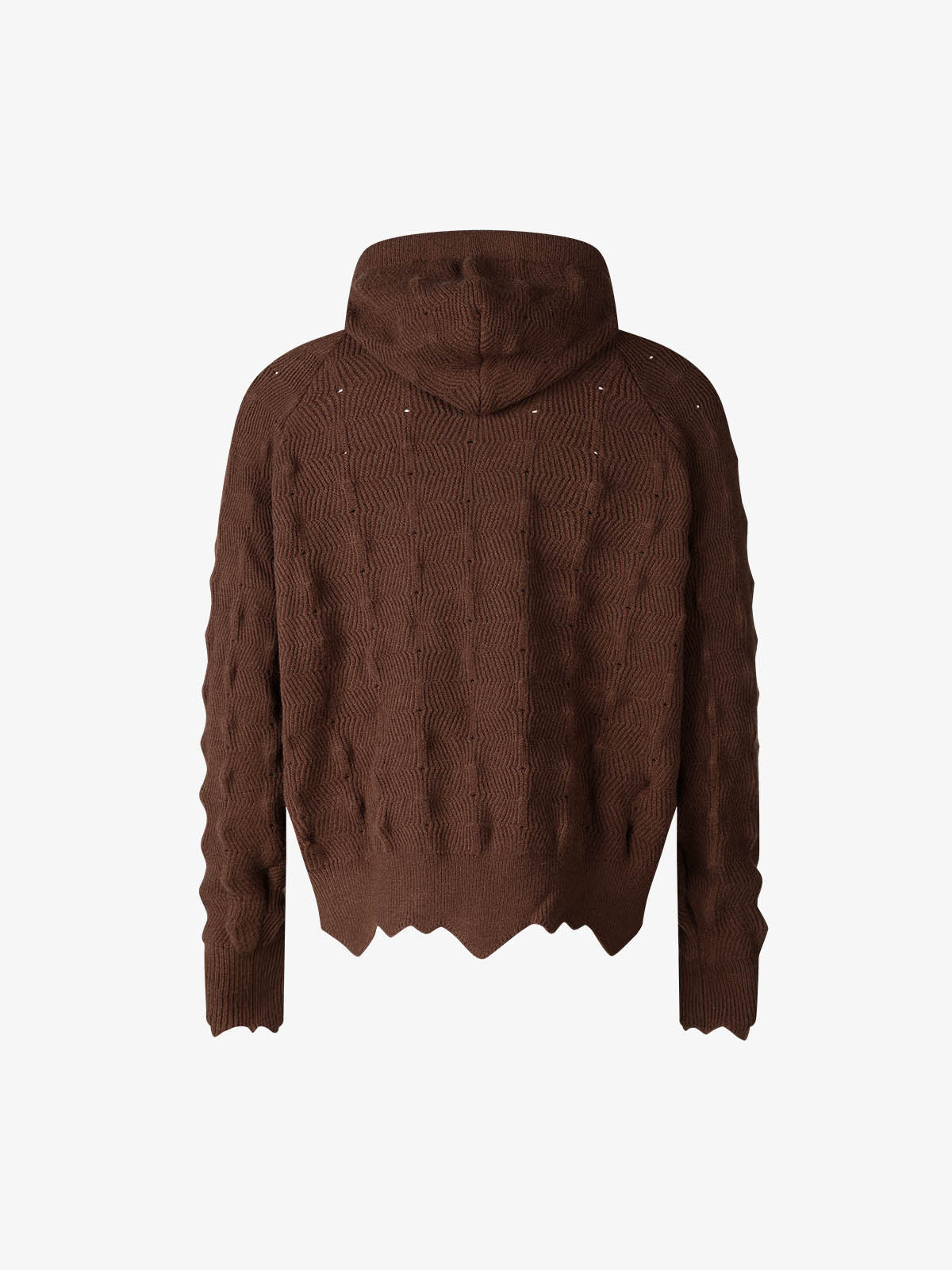 Asymmetrical Hem Boxy Fit Cardigan
