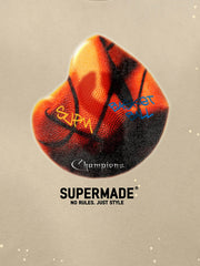 thesupermade-Cotton Basketball Print T-Shirt with Graffiti Design and Splatter Effect for Streetwear Fashion 