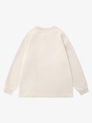 Reflektierendes, dekonstruiertes Sweatshirt