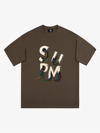 supm cable graphic T-shirt 
