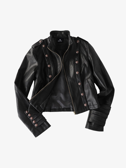 Napoleon Faux Leather Jacket