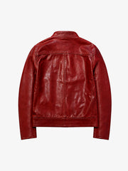 Cross-Zip Motorcycle Jacket