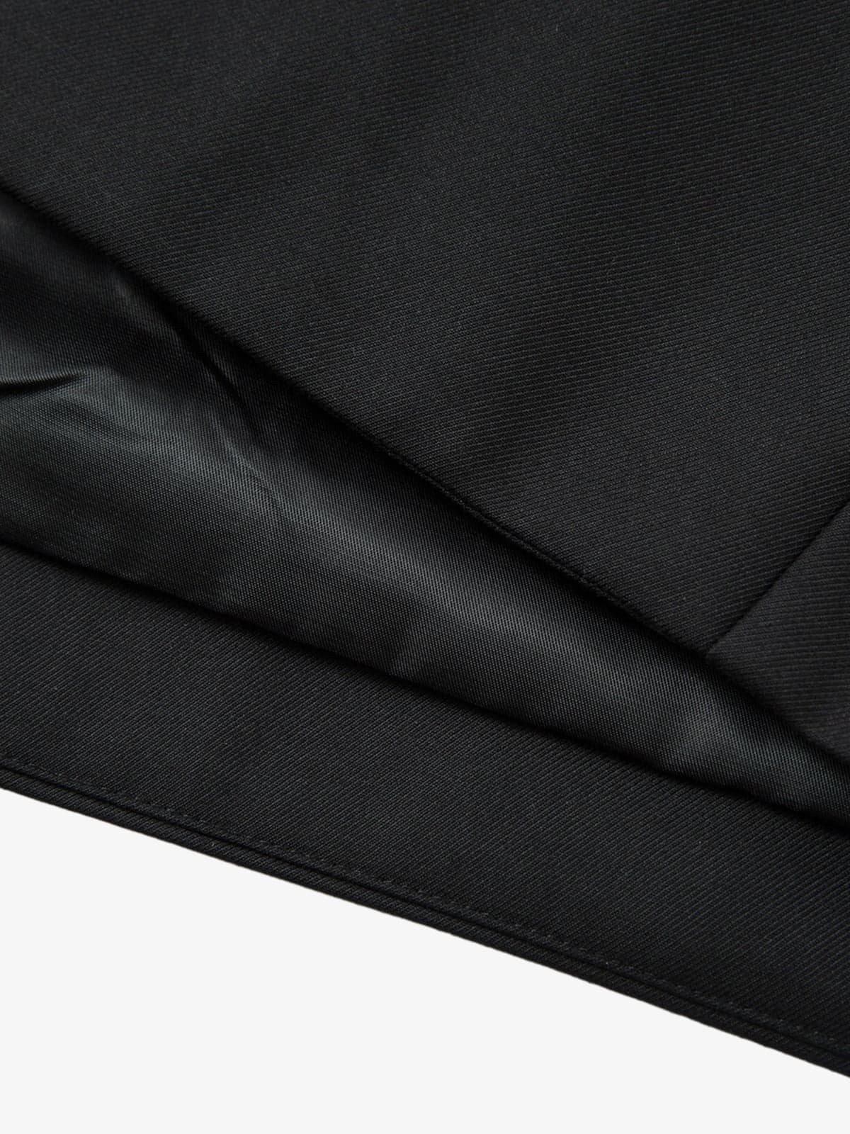 Stylish Black Jacket with Intricate White Embroidery Design 