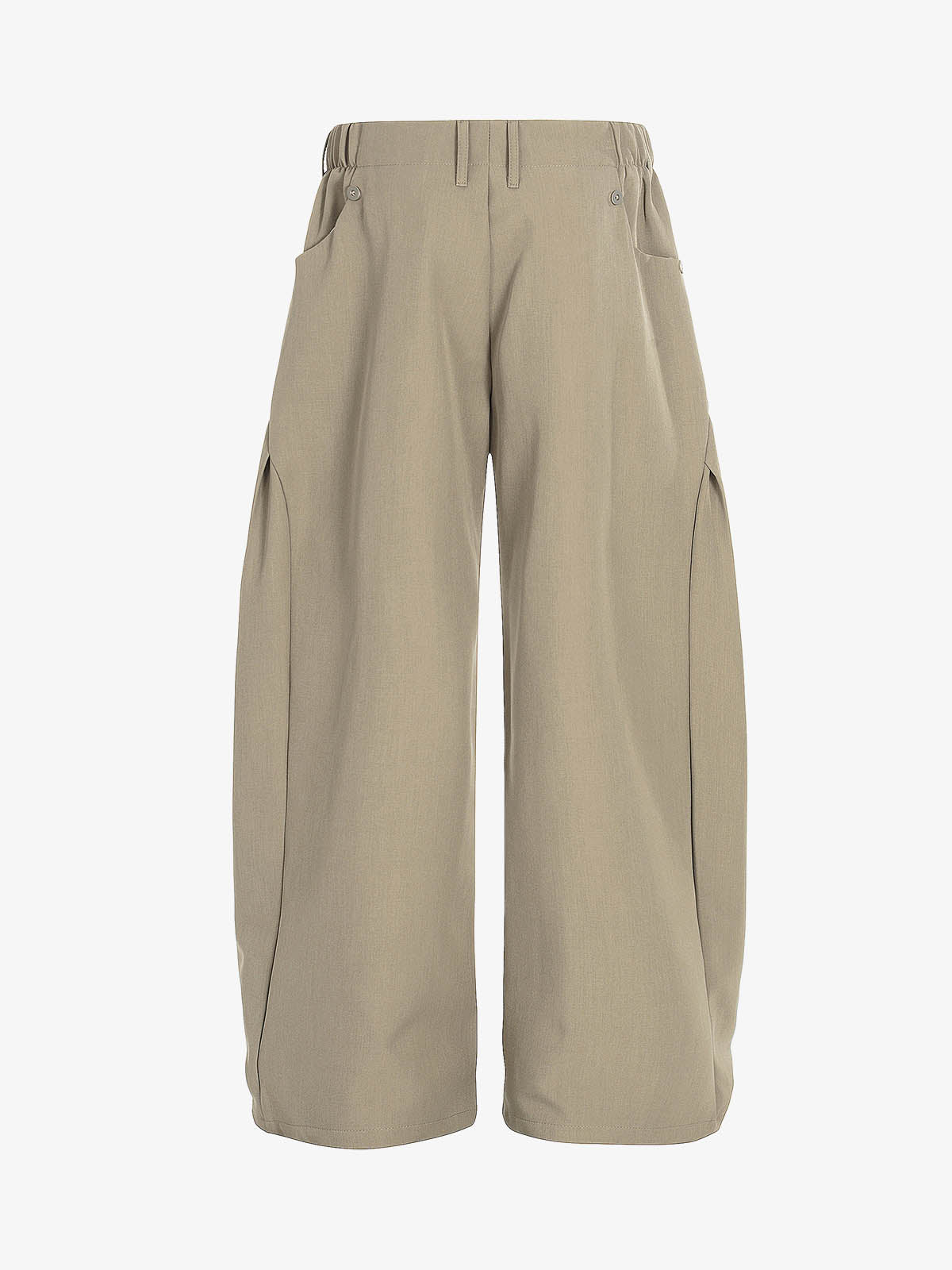 Wide-Leg Cargo Capri Pants with Multiple Pockets 