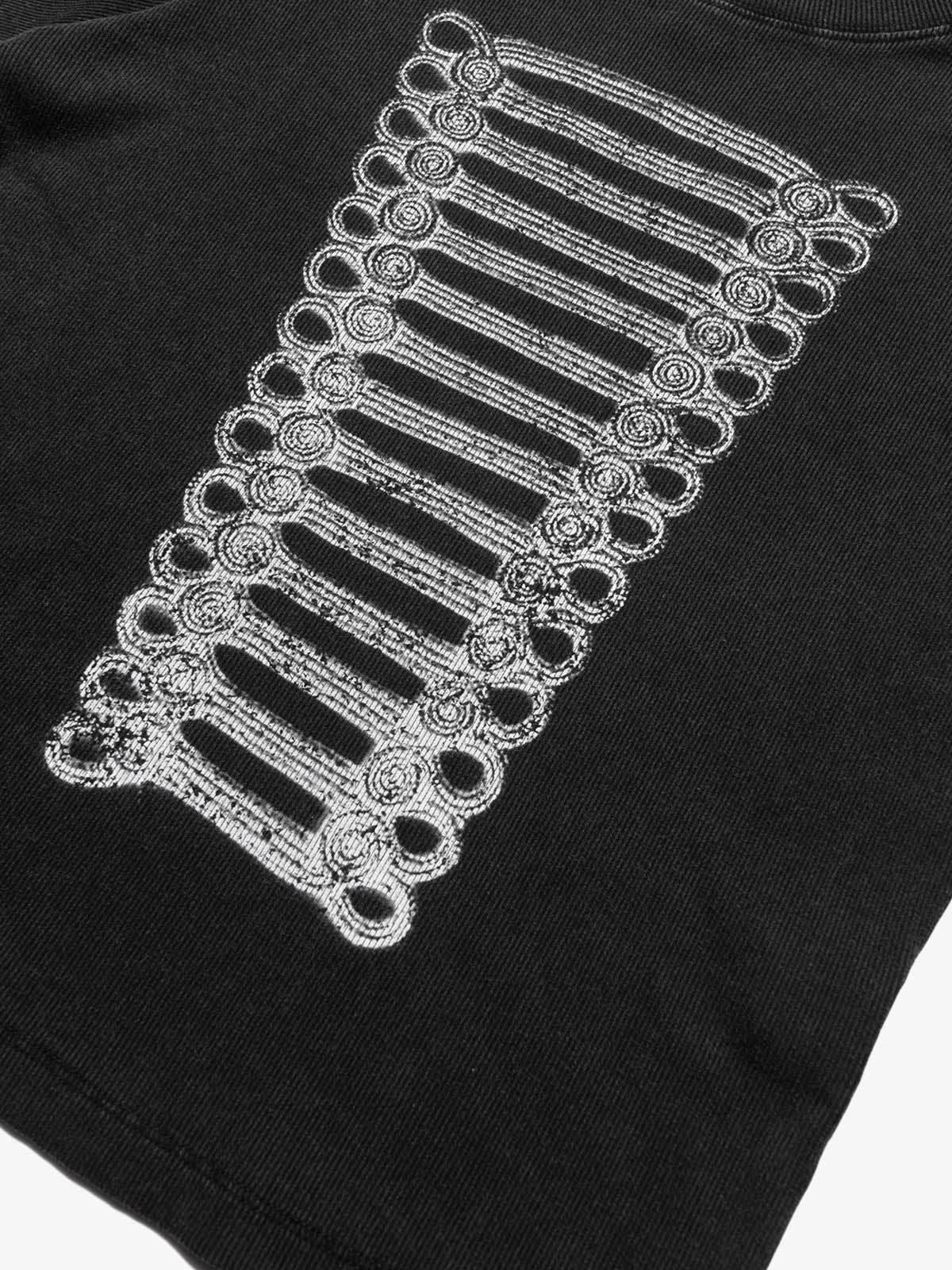 Geripptes Strickoberteil