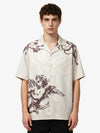 Cupid Angel Sketch Cuban Shirt
