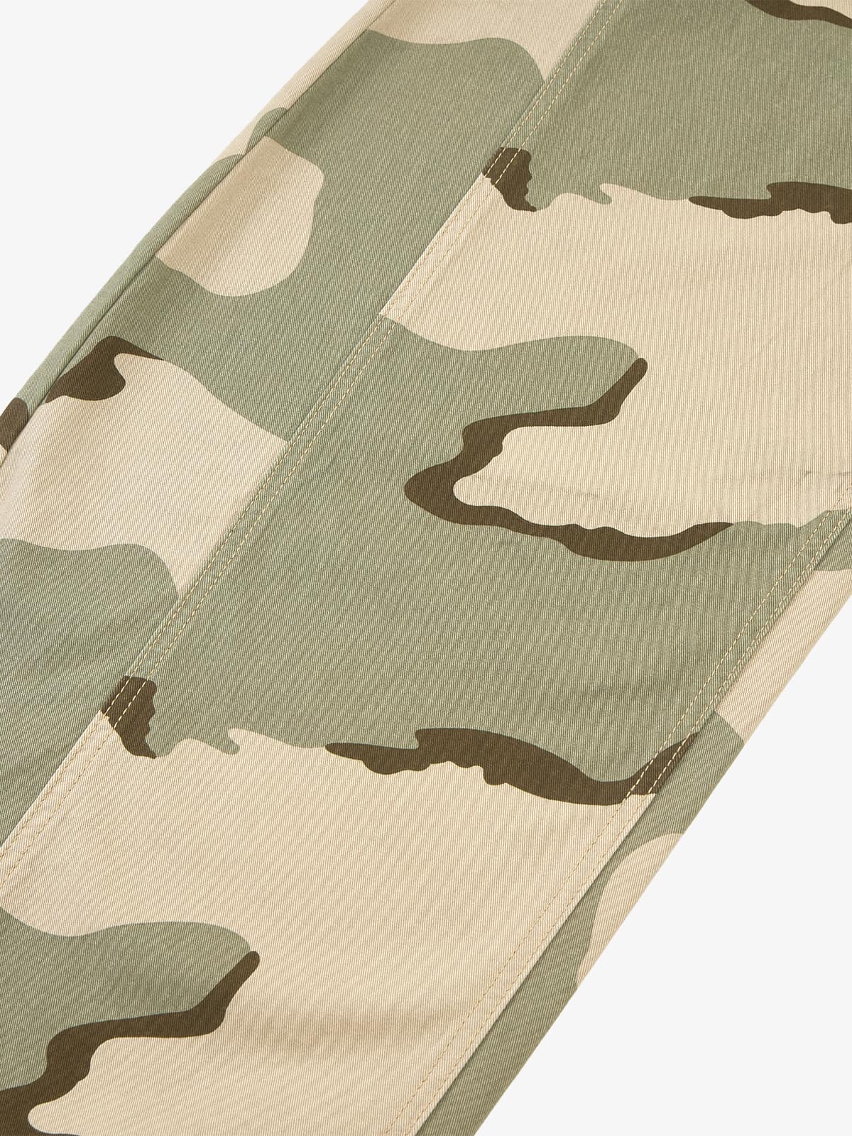 Camouflage Wide-Leg Trousers for Casual and Outdoor Adventures 