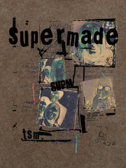 Washed Vintage Collage Graphic T-Shirt 
