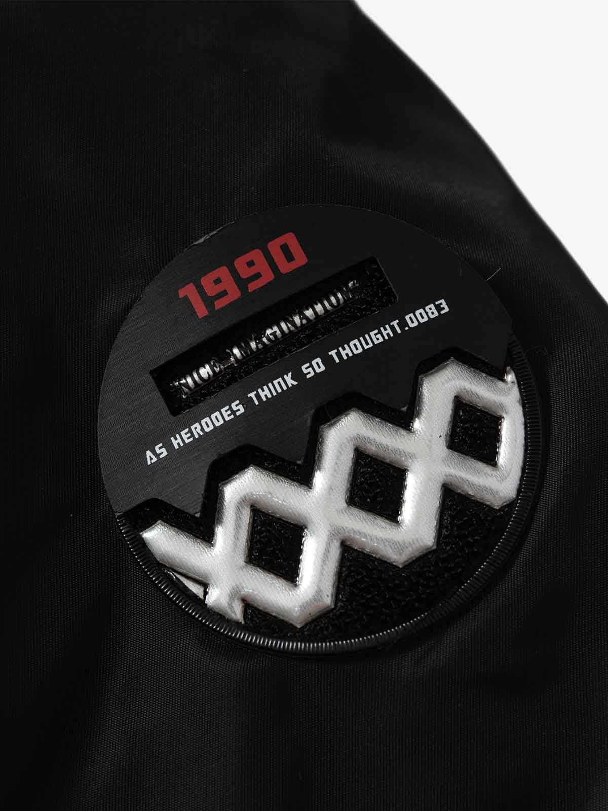 Retro Fur Collar Ruched Leopard Lining Bomber Jacket 