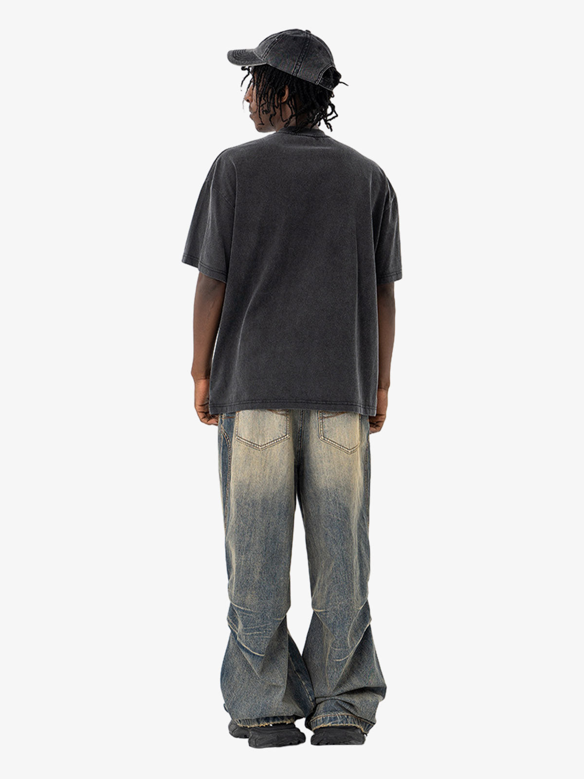 Vintage-Inspired Graphic Washed T-Shirt 