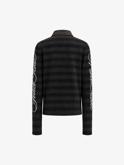 Striped Leopard Polo