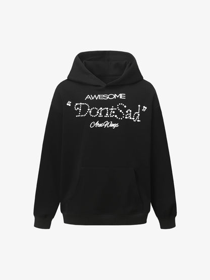 Street Hip-Hop Foam Print Hoodie 