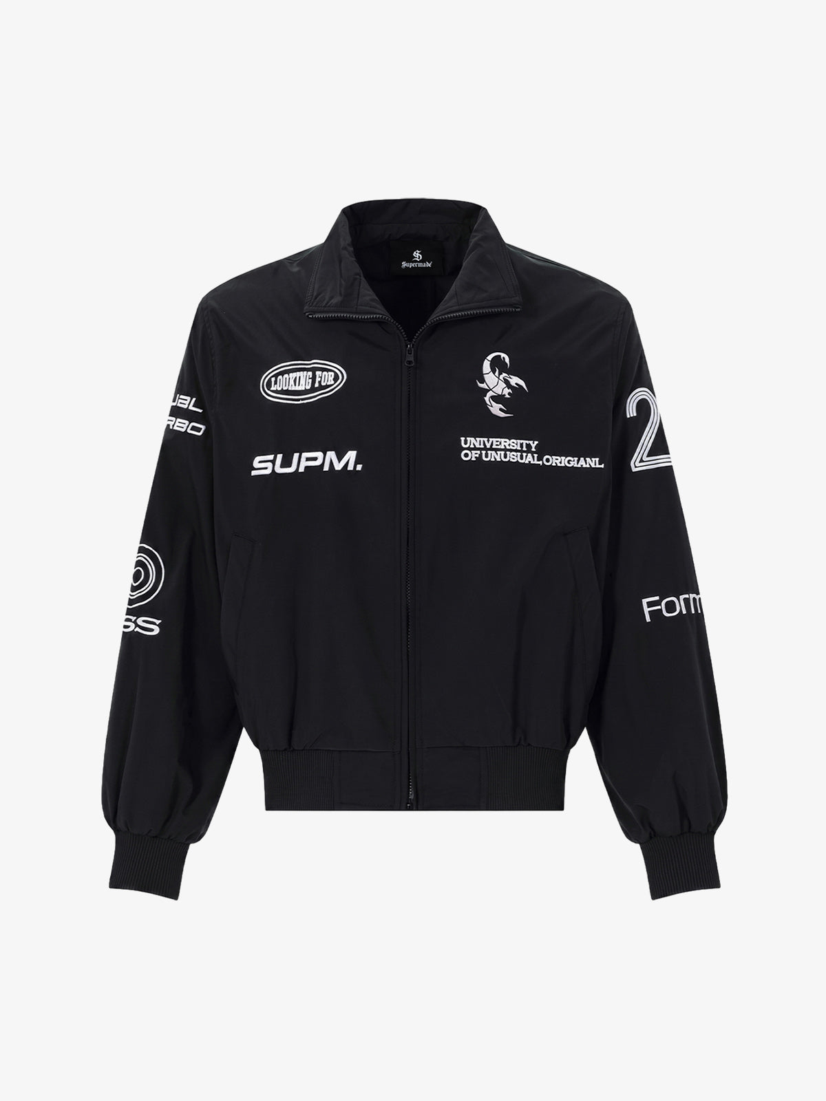 Bomberjacke mit Rennsportmotiv