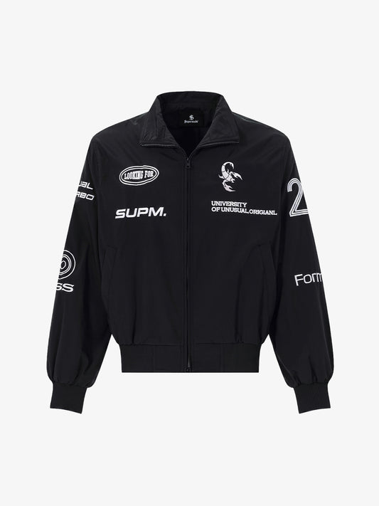 Racing Graphic Bomber Jacket