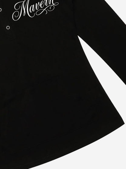 Star Graphic Hooded Long Sleeve Tee